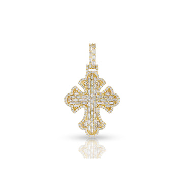 Baguette Diamond Cross Pendant