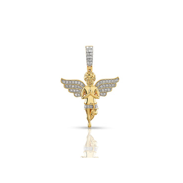 Diamond Baby Angel Pendant