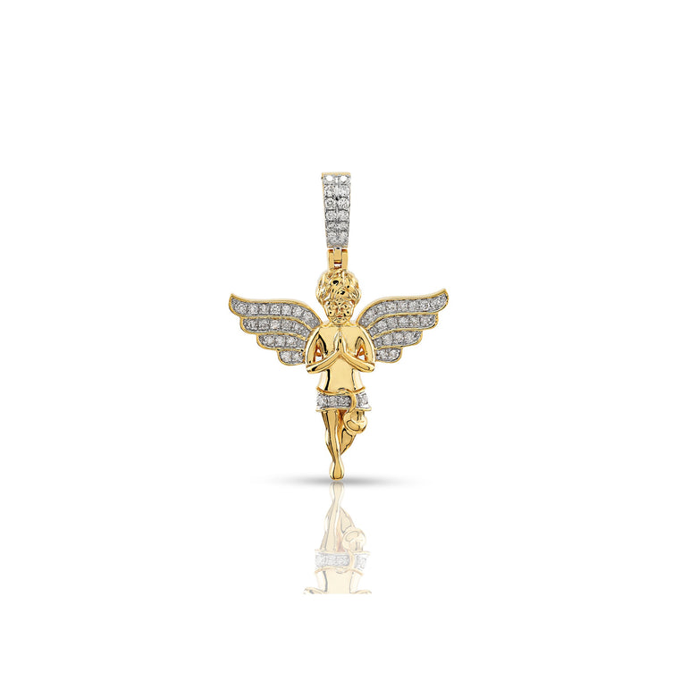 Diamond Baby Angel Pendant