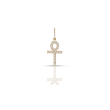 Diamond Egyptian Cross Pendant