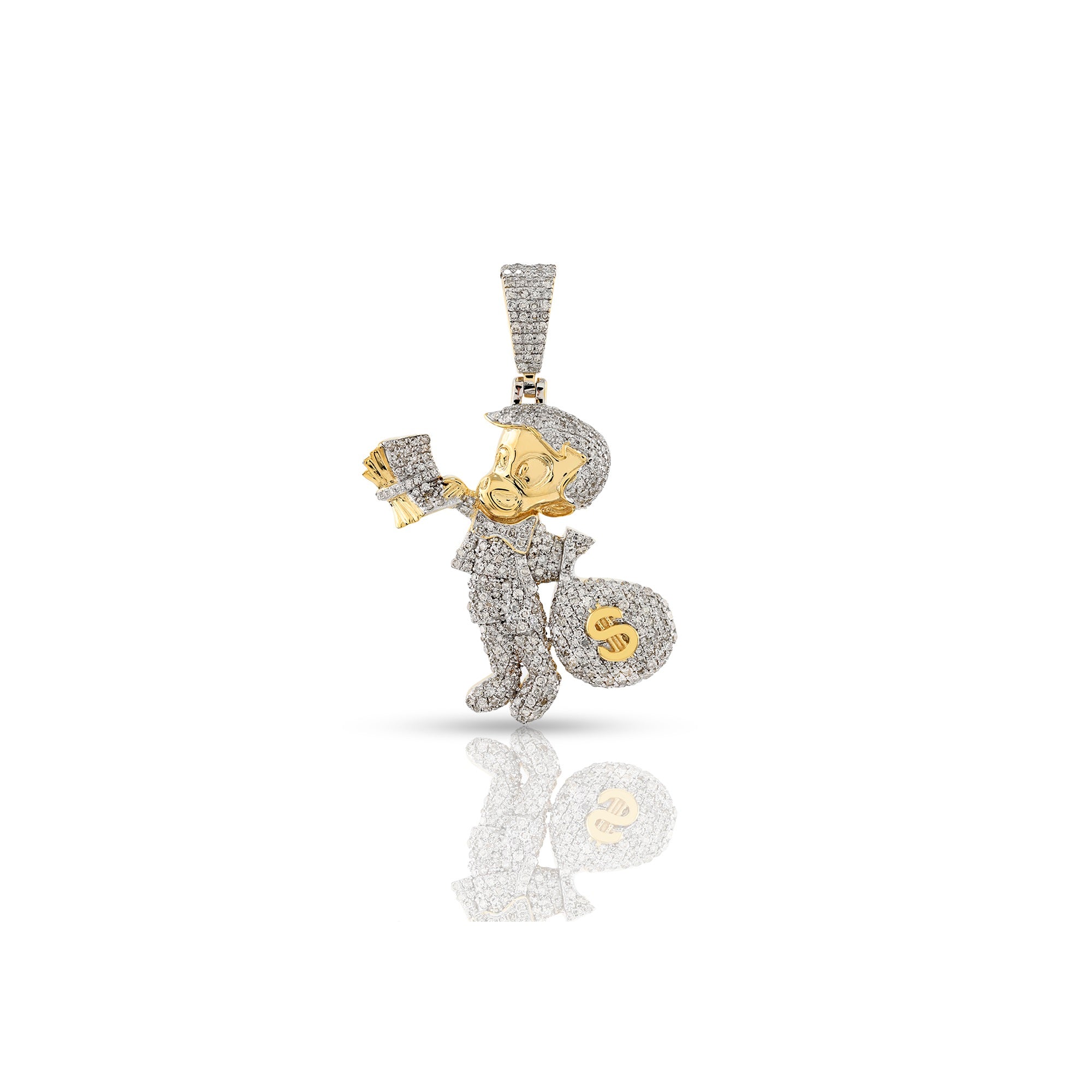 Round Diamond Richie Rich Pendant