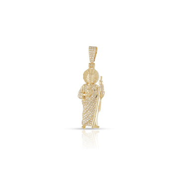 Yellow Gold Saint Judas Pendant by Rafaela Jewelry