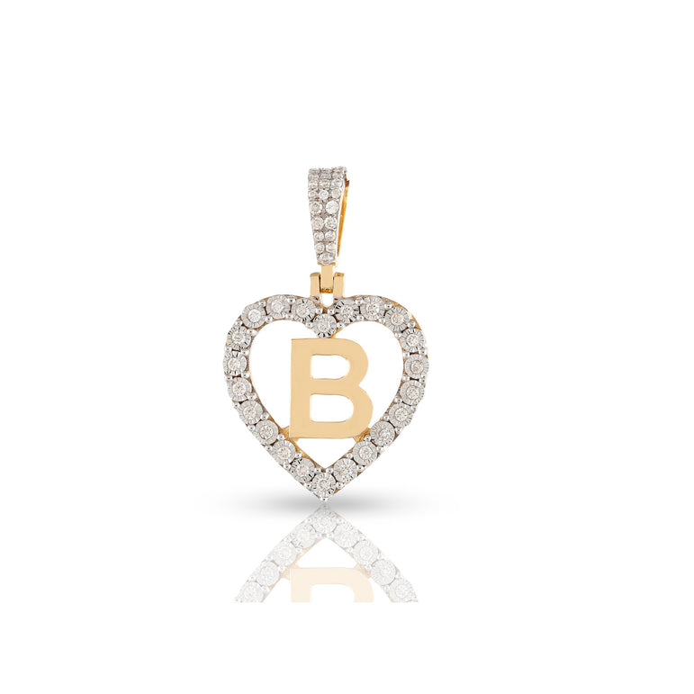 Initial Diamond Pendant