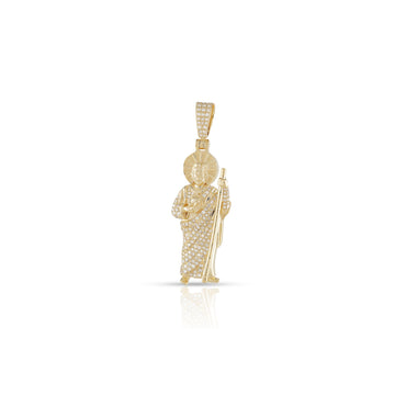 Saint Judas Pendant With Round Diamond