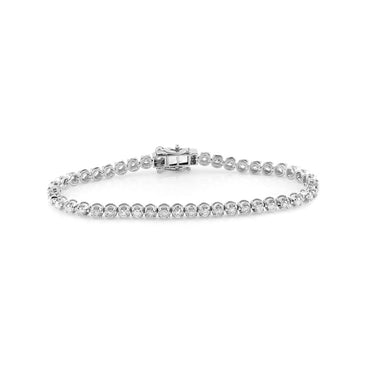 White Gold Round Diamond Tennis Bracelet