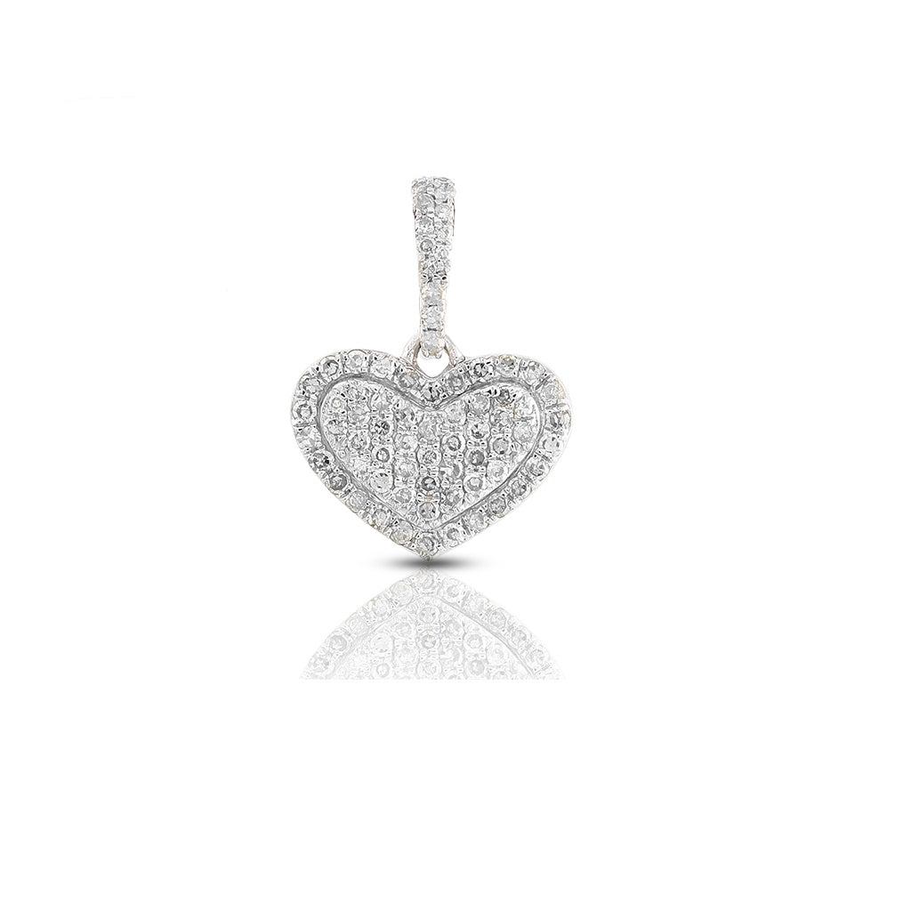 Heart Shape Pave Pendant