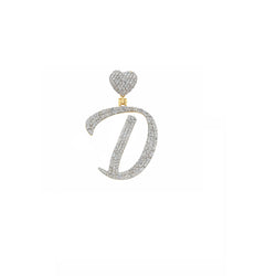 'A-Z' Initial Letter Heart Pendant by Rafaela Jewelry