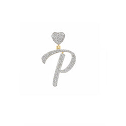 'A-Z' Initial Letter Heart Pendant by Rafaela Jewelry