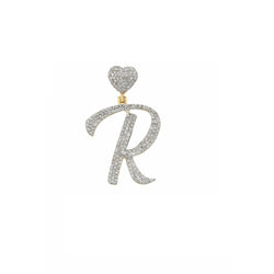 'A-Z' Initial Letter Heart Pendant by Rafaela Jewelry