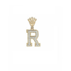 Initial Letter Yellow Gold Pendant By Rafaela Jewelry