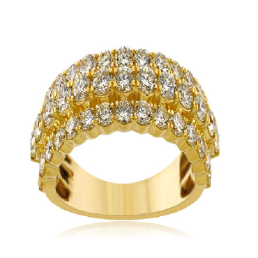 Yellow Gold Men's Diamond Ring By Rafaela Jewelry